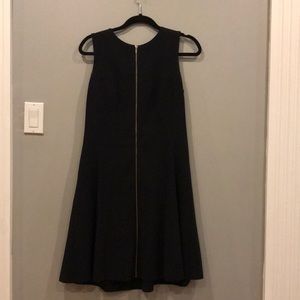 Ann Taylor Black Zipper Dress